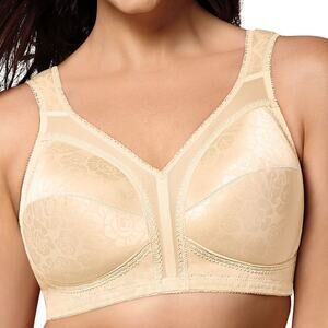 Playtex 18 Hour Ultimate Shoulder Comfort Wireless Bra – Natural Beige – 44G